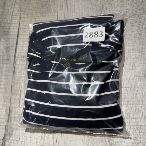 WHBM Cold Shoulder Women's XXS Stripe Jersey Knit Shift Dress - Picture 11 of 11